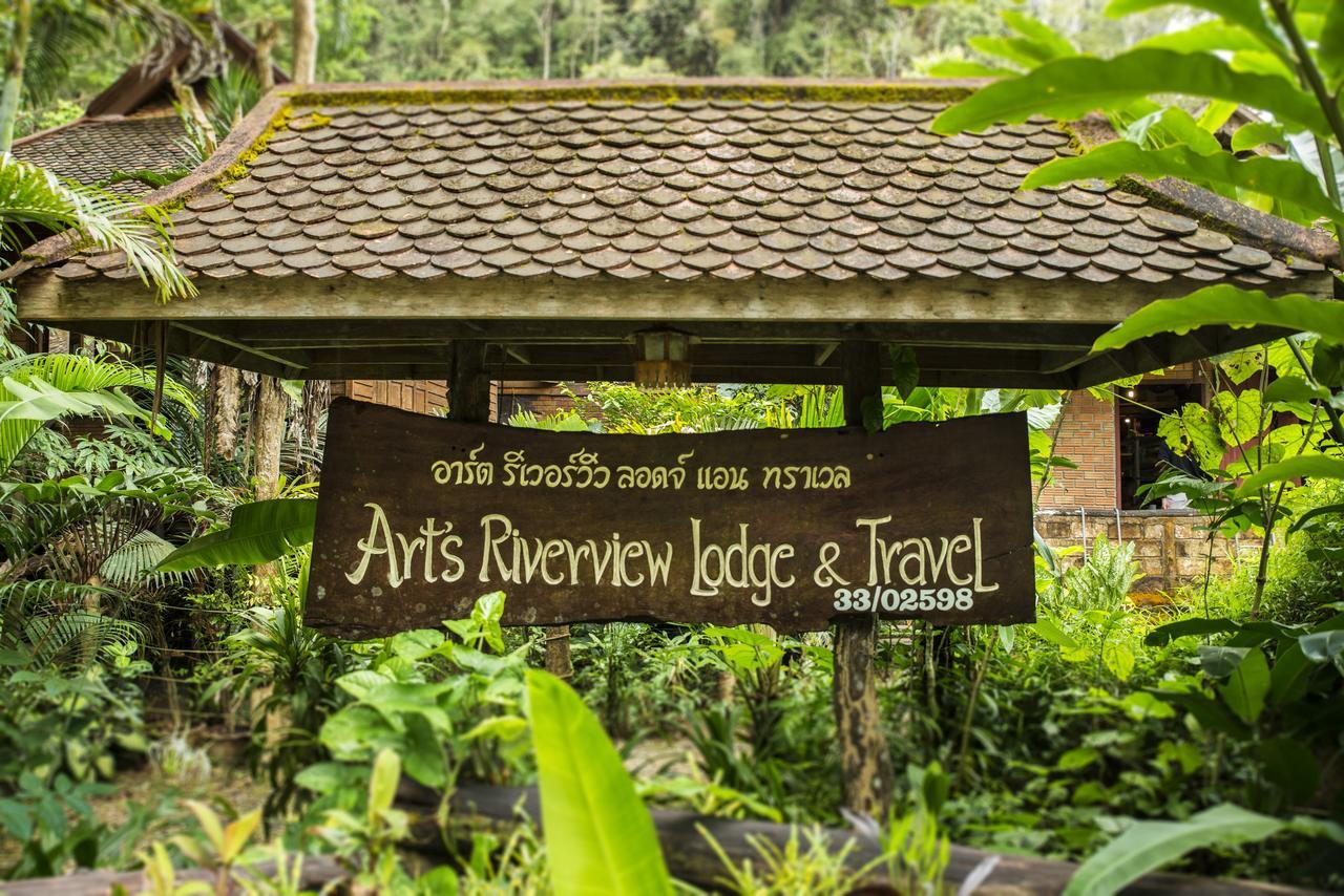 Art'S Riverview Lodge Khao Sok National Park Exterior foto